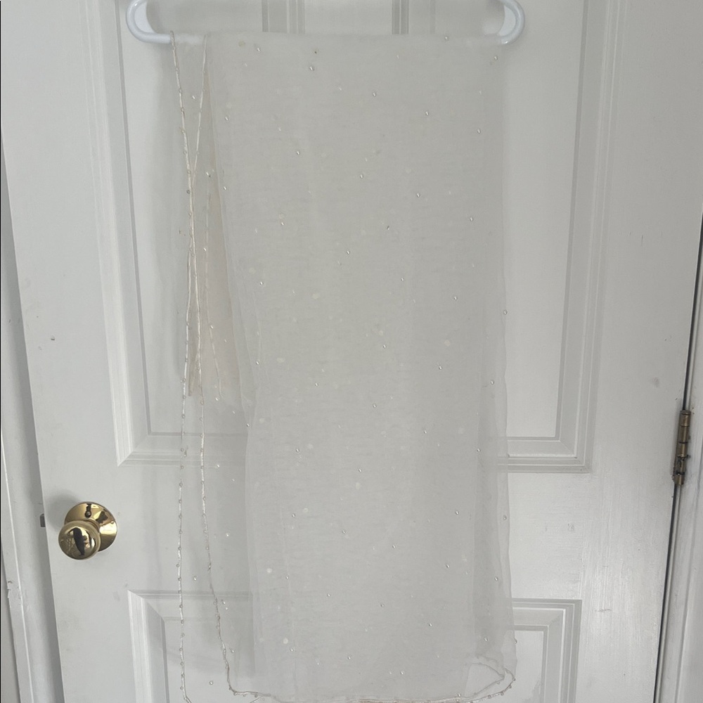 Net pearl dupatta